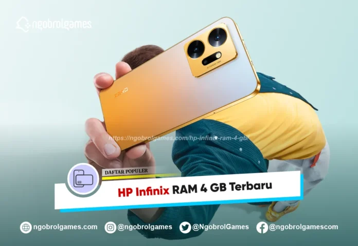 HP Infinix RAM 4 GB