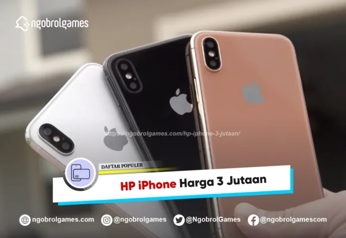 HP iPhone 3 Jutaan