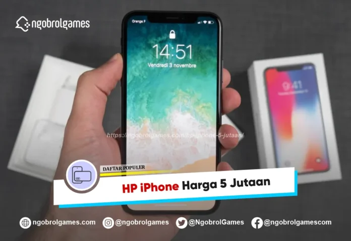 HP iPhone 5 Jutaan
