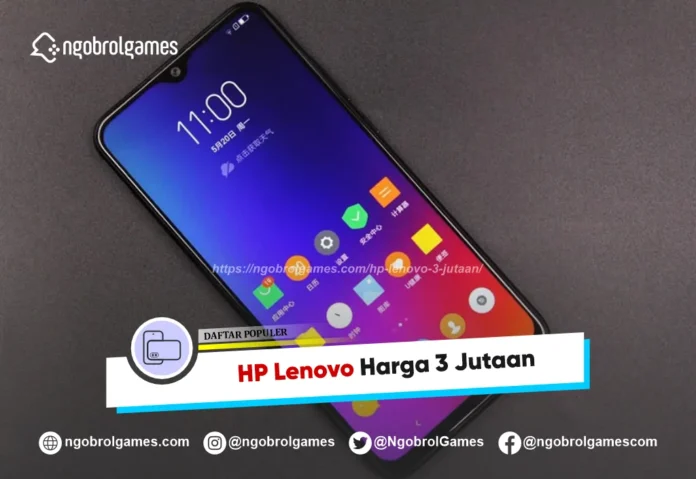 HP Lenovo 3 Jutaan