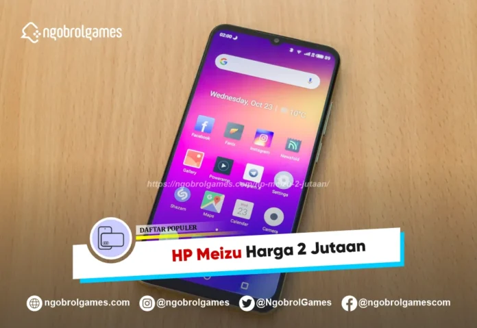 HP Meizu 2 Jutaan