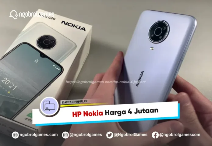 HP Nokia 4 Jutaan