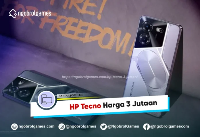 HP TECNO 3 Jutaan