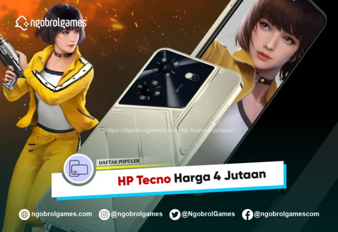 HP TECNO 4 Jutaan