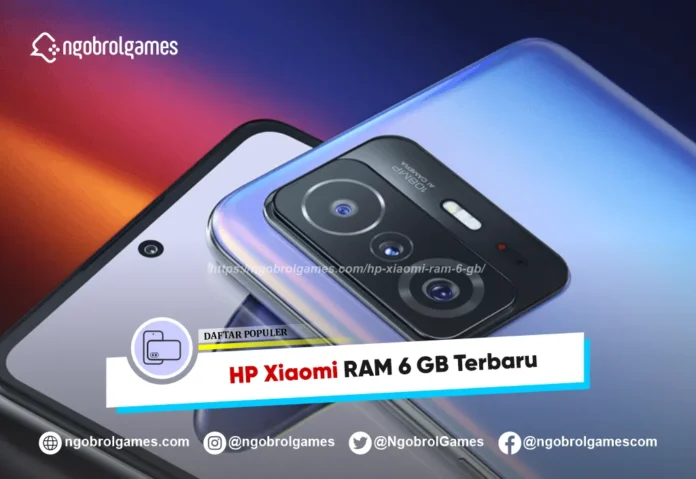 HP Xiaomi RAM 6 GB Terbaru