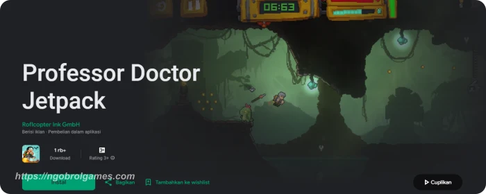 professor doctor jetpack - ngobrol games