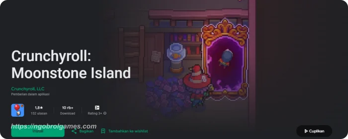 crunchyroll moonstone island - ngobrol games