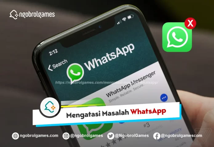 mengatasi masalah whatsapp