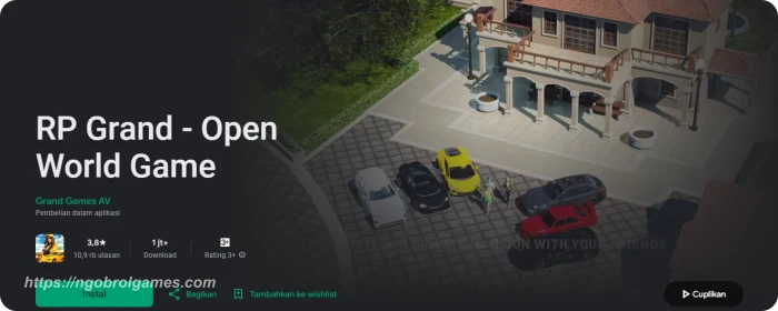 rp grand open world game - ngobrol games