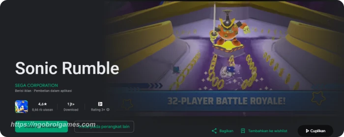 sonic rumble - ngobrol games