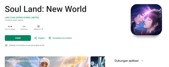 soul land new world - ngobrol games