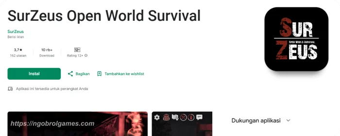 surzeus open world survival - ngobrol games