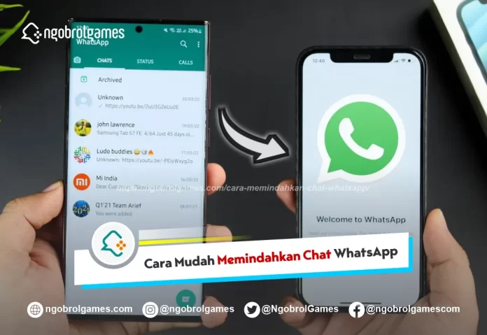 Memindahkan WhatsApp Tanpa