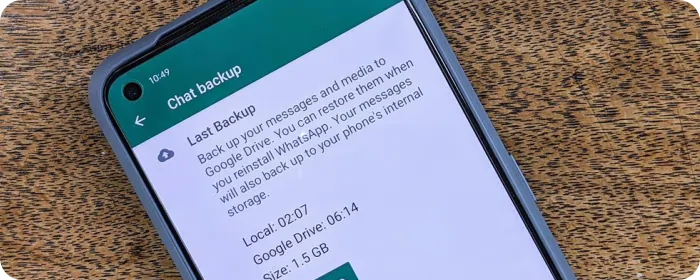 Mengembalikan chat WA Terhapus