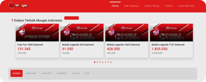 Top Up ML di Moogie