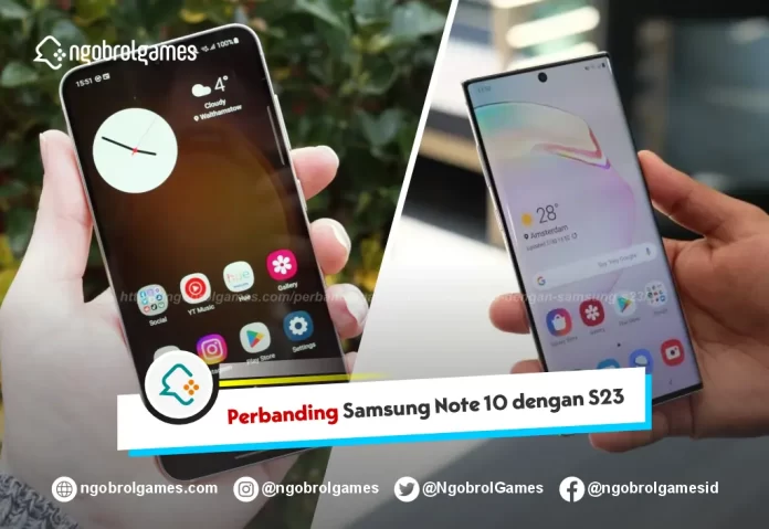 Samsung Note 10 VS Samsung S23