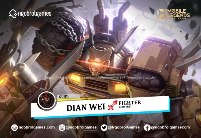 build dian wei tersakit honor of kings - ngobrol games