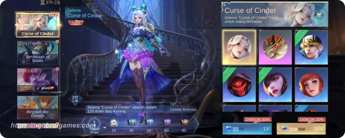 event ml curse of cinder - ngobrol games