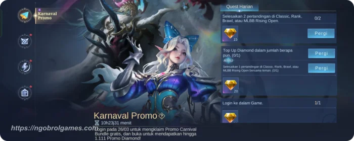event ml diamond kuning - ngobrol games