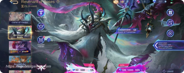 event mobilre legends skin legends alpha - ngobrol games