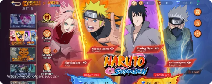 event mobile legends terbaru naruto x mlbb - ngobrol games