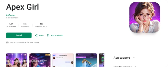 apex girl - ngobrol games