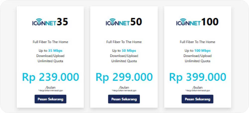Harga Paket Iconnet