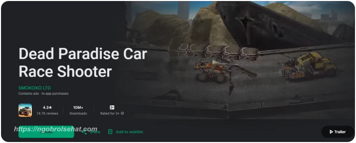dead paradise race shooter - ngobrol games