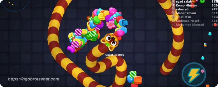 snake candy.io - ngobrol games