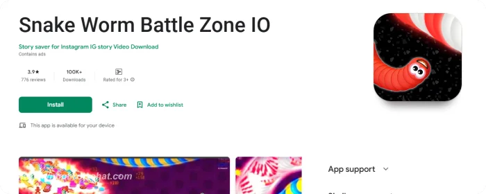 snake worm battle zone - ngobrol games