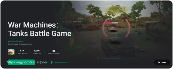 Game Mobil Perang Android Terbaru war machines tank battle - ngobrol games