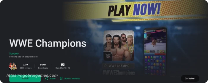 wwe champions - ngobrol games