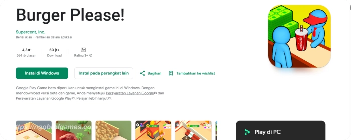 burger please - ngobrol games