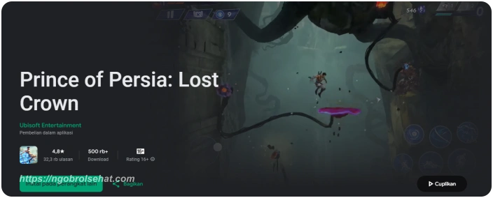 prince of persia lost crown - ngobrol games