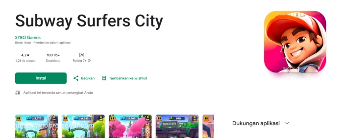 subway surfers city - ngobrol games