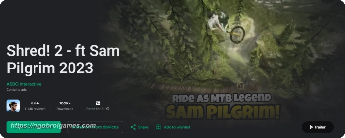 shred 2 ft sam pilgrim - ngobrol games