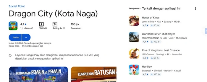 dragon city mobile - ngobrol games