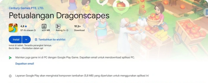 dragonscapes adventure - game naga android terbaru