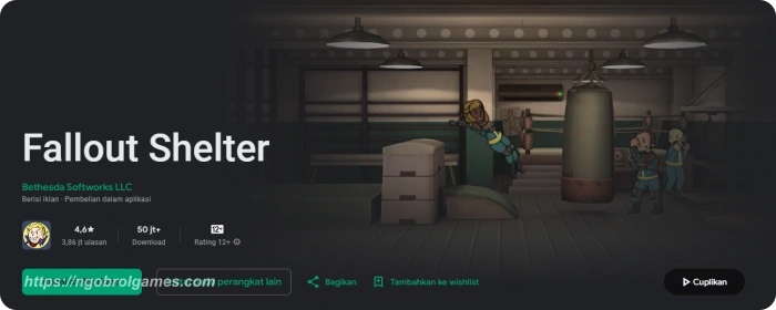 fallout shelter - game tycoon android offline terbaru