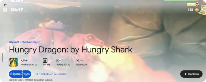 hungry dragon - game naga android terbaru