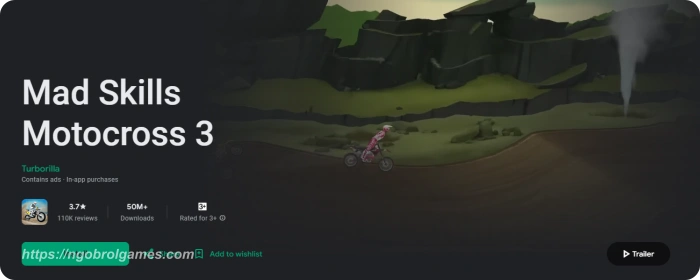 mad Skills motocross 3 - game motor trail android terbaru
