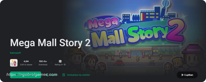 mega mall story 2 - game tycoon android offline terbaru