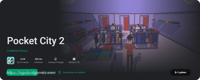 pocket city 2 - ngobrol games