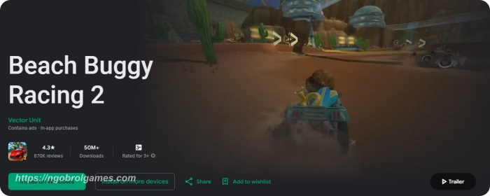 beach buggy racing 2 - game tv android android