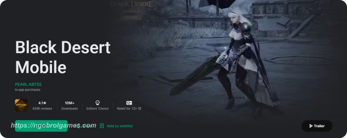 black desert mobilegame - roleplay android