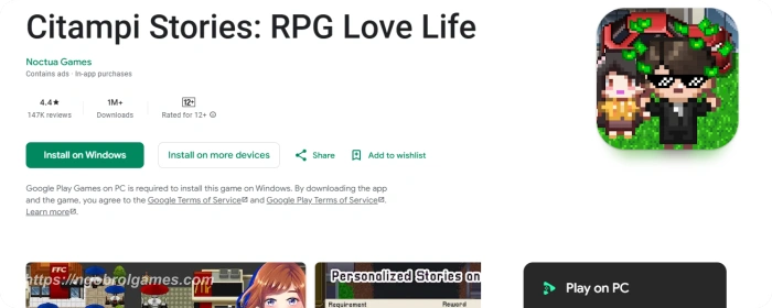 citampi stories love life rpg - roleplay android