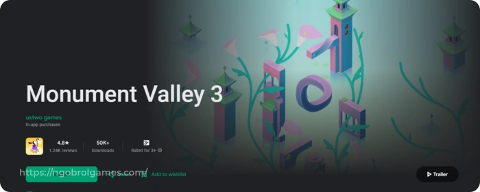 monument valley 3 - game mengasah logika android