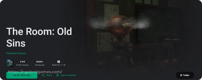 the room old sins - game mengasah logika android