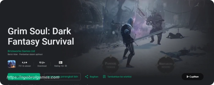 grim soul dark fantasy survival - game survival zombie anroid