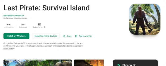 last pirate survival island - game survival di laut android